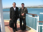 Mr. Svetlozar Pavlov and Mr. Tihomir Todorov on board of Norwegian Jade